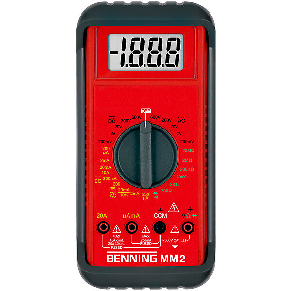 BENNING Digital Multimeter 1000V Messbereich MM2